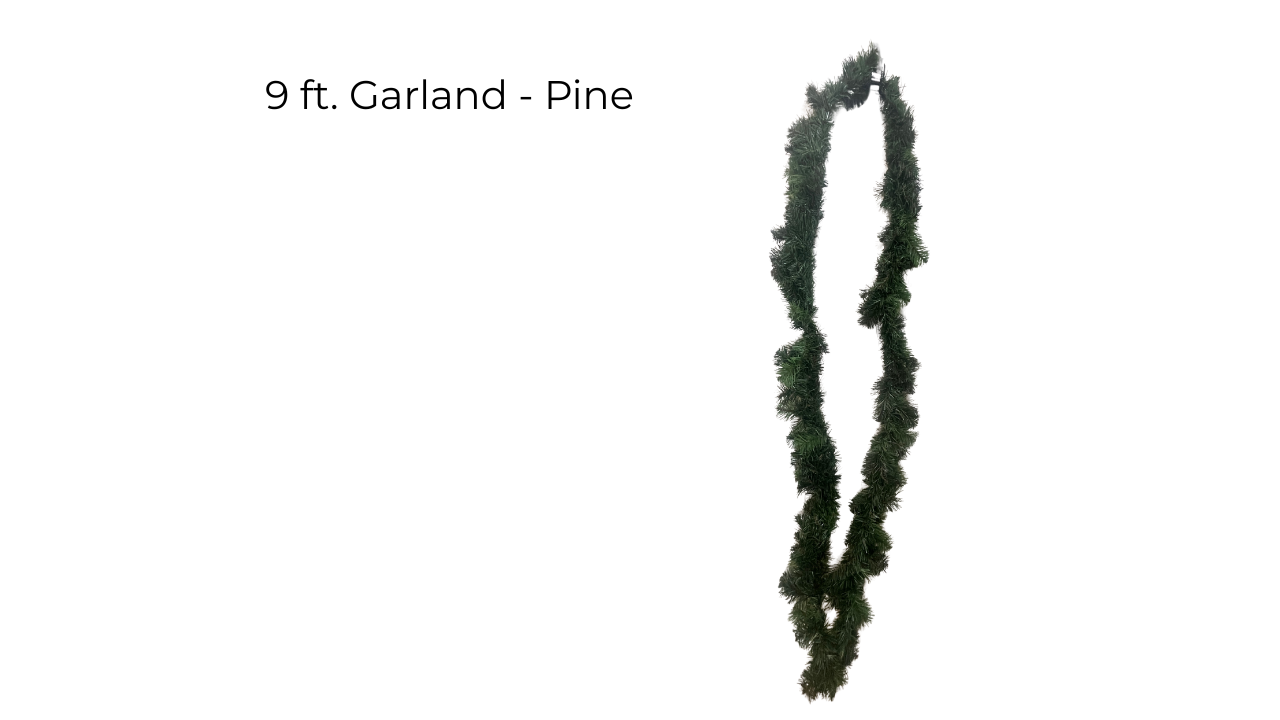 Classic Hand-Wrapped Garland Wreath with Handmade Bow